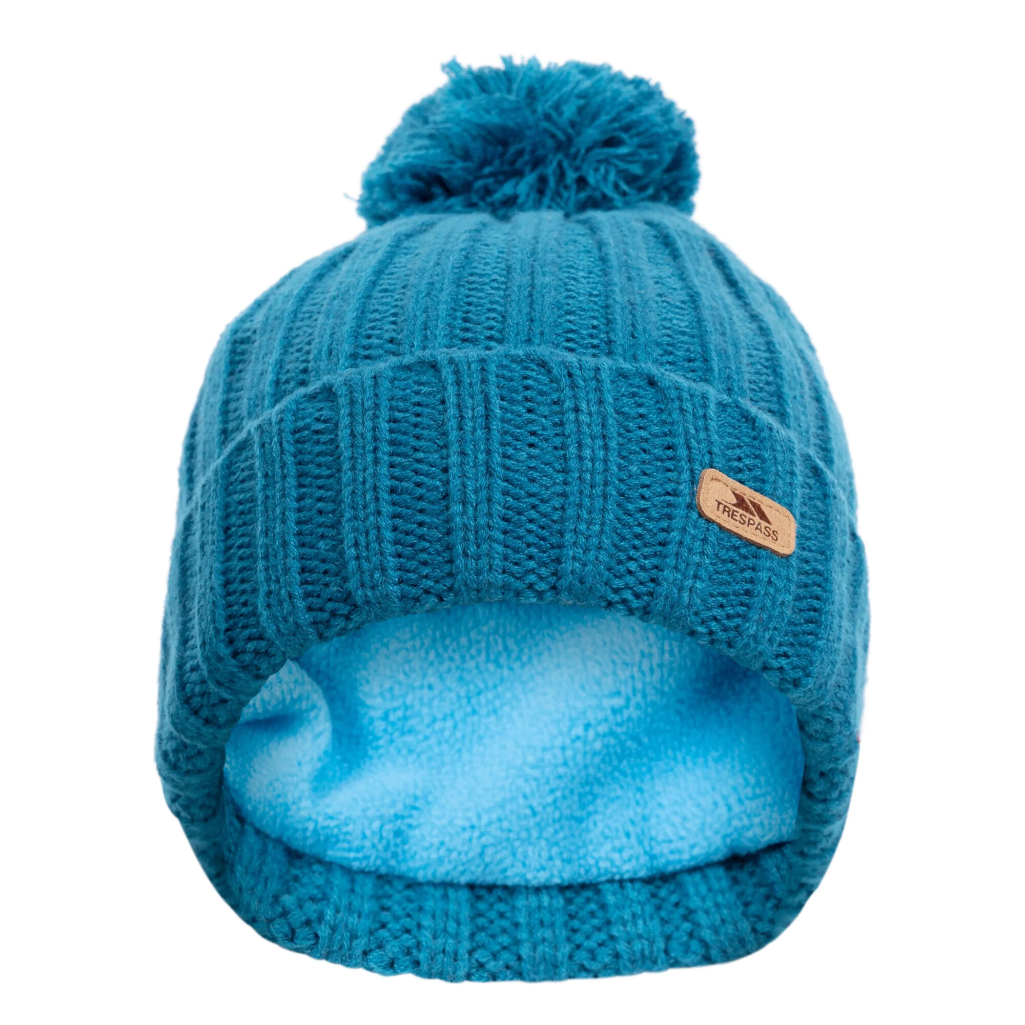 Chapeau Motif/style Pompon THORNS Enfant (Bleu Vif) 3/4