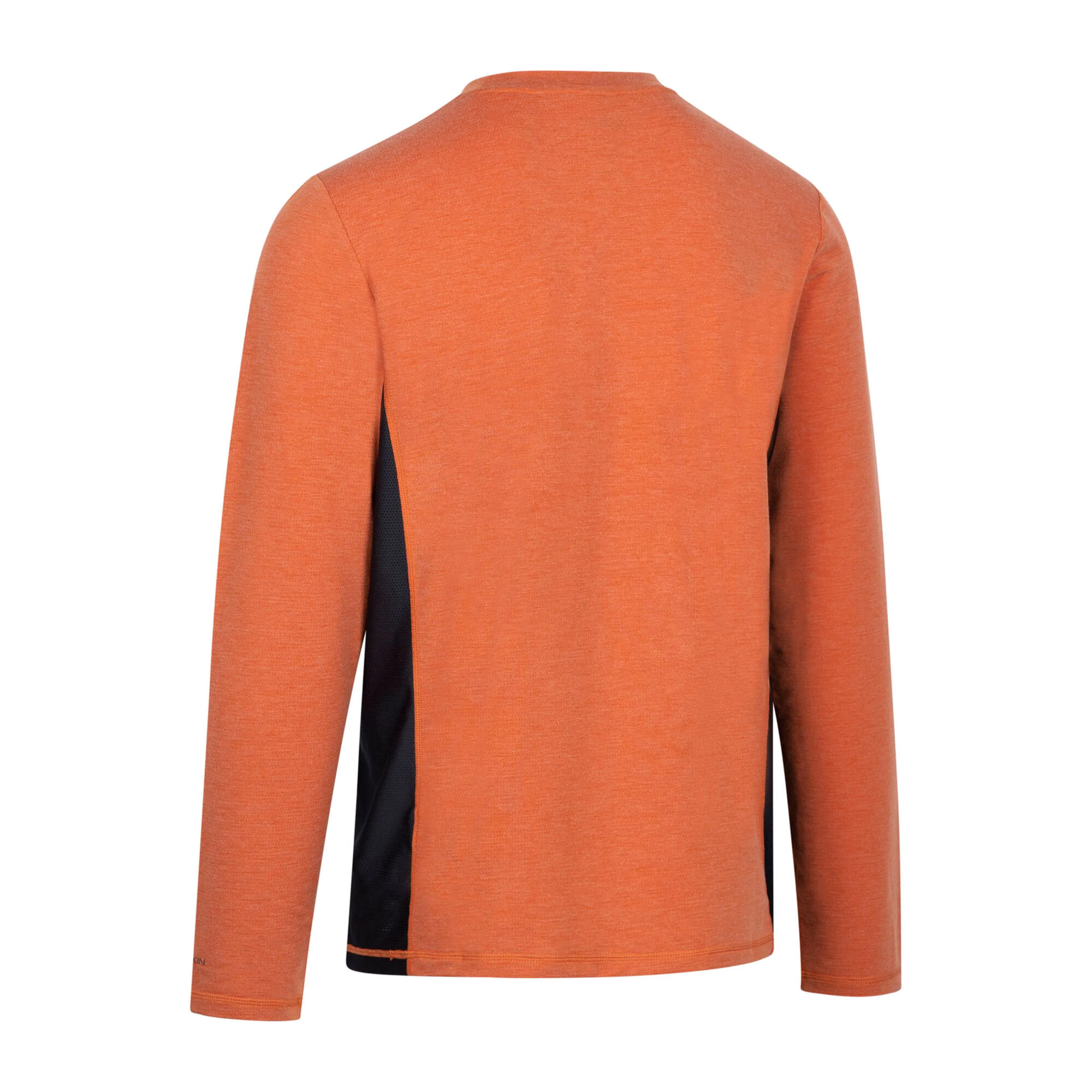 Tshirt Manches Longues CHARLIE Homme (Orange Brûlé Chiné) 2/3