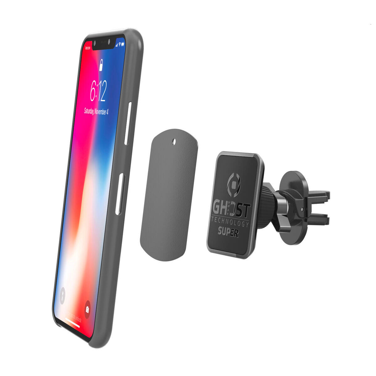 Suporte para telemóveis celly ghostsuperplus plástico