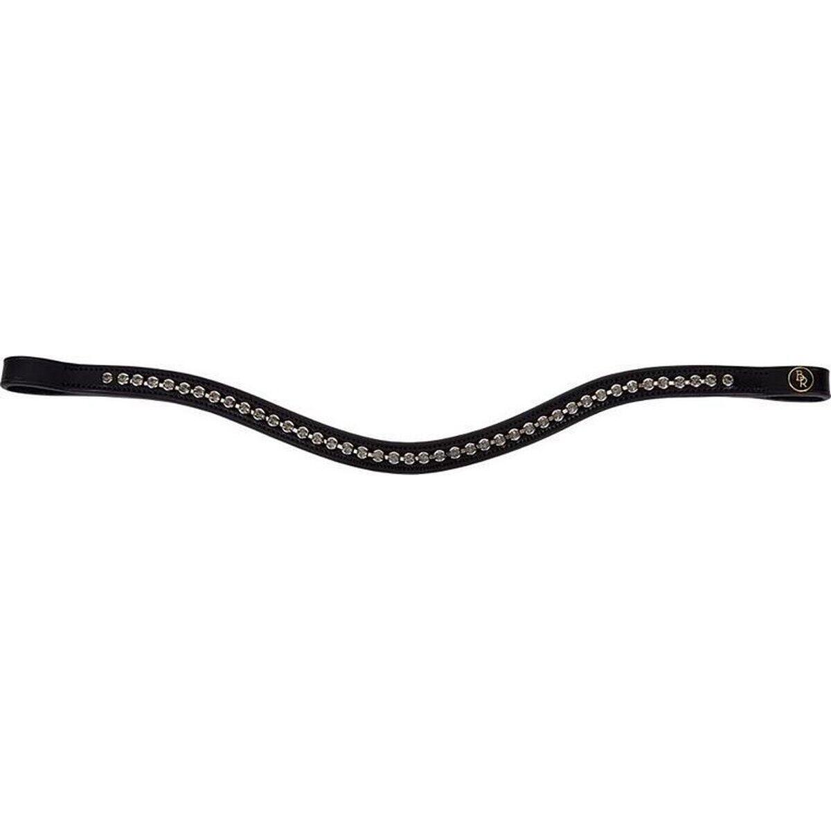 Br - Frontal Pour Cheval Arrondi Br Equitation Vosges Stellux - Bridon - Noir - Fs - Decathlon