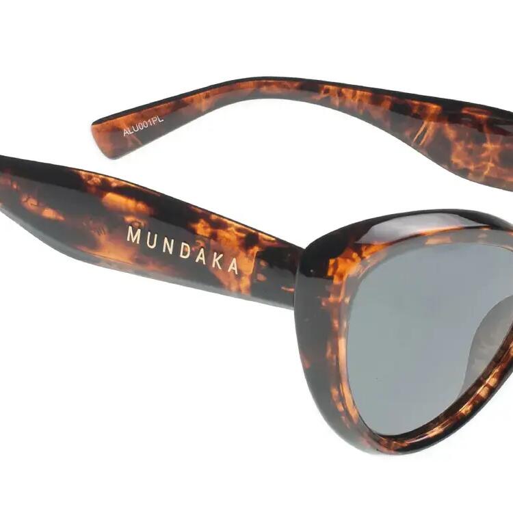 ALULA sunglasses brown & black, polarized grey lenses – Cat. 3 – MUNDAKA