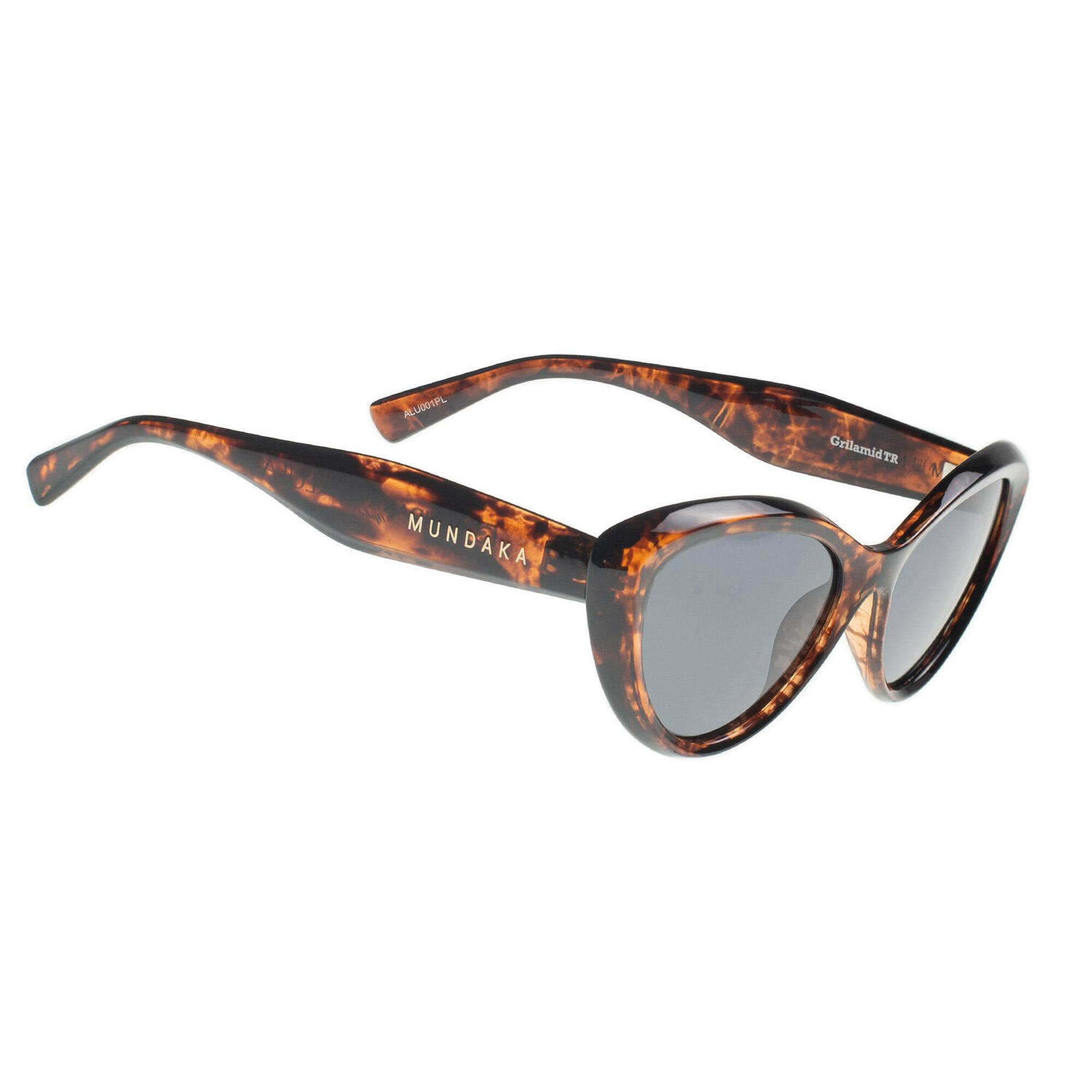 Mundaka - **lunettes De Soleil Alula Marron Et Noir, Polarisés Gris - Cat.3 - Mundaka** - Lunettes De Soleil - Marron|noir - Taille Unique - Decathlon