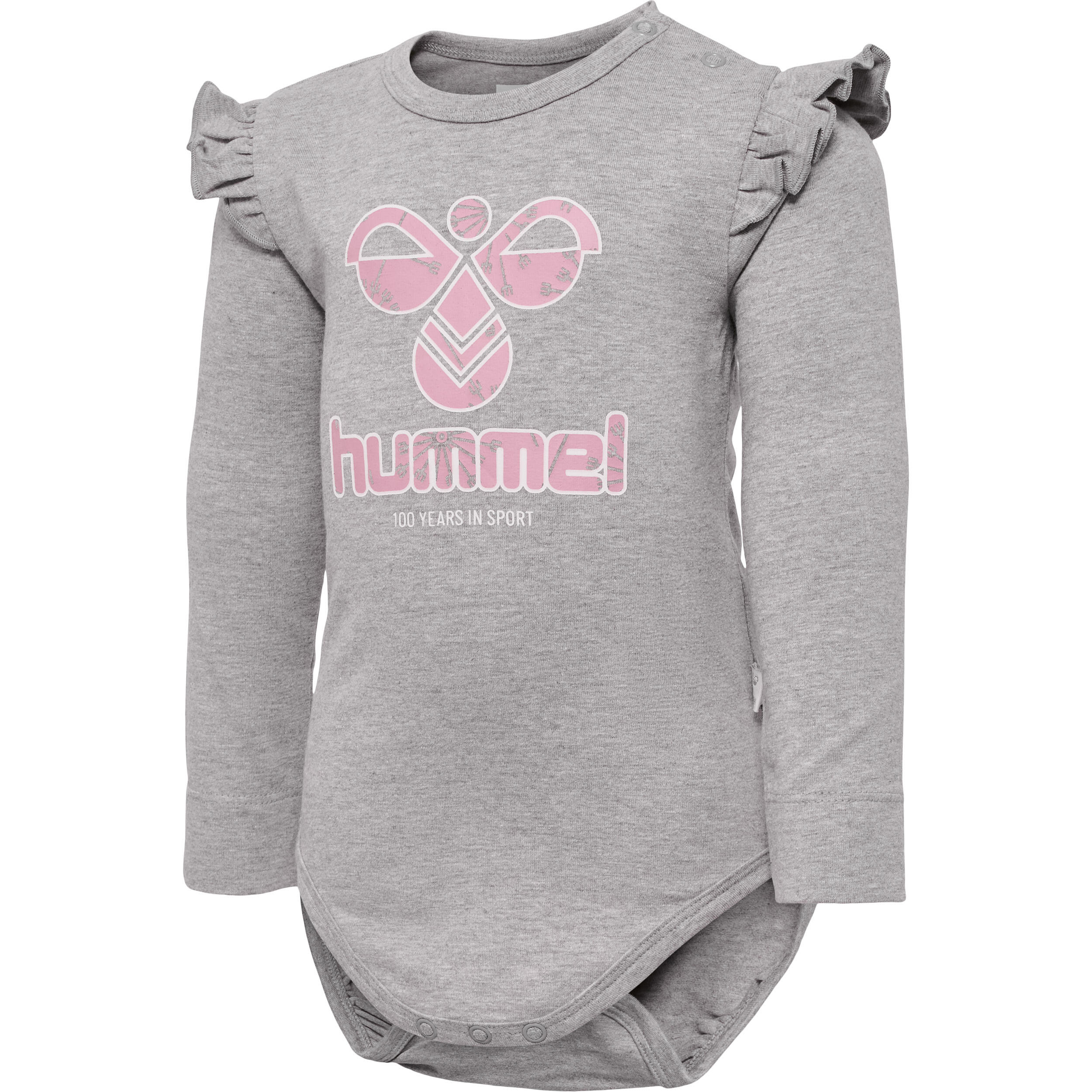 Baby-Body für Mädchen langarm Hummel Dana 2/4