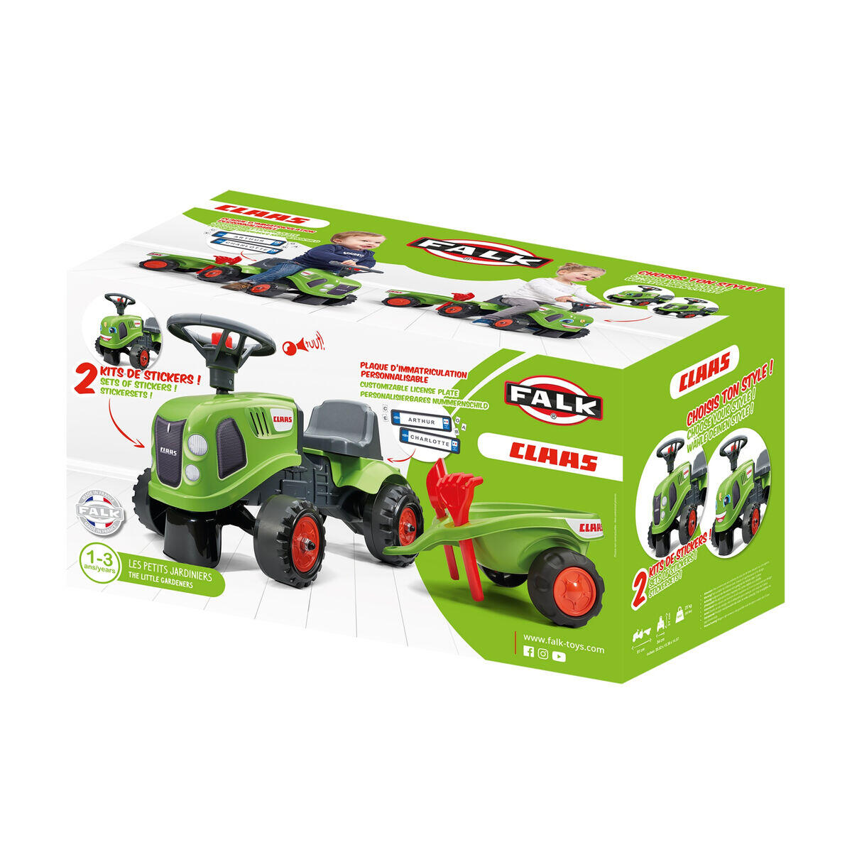 Driewieler Falk Claas 212C Multicolour 3/5