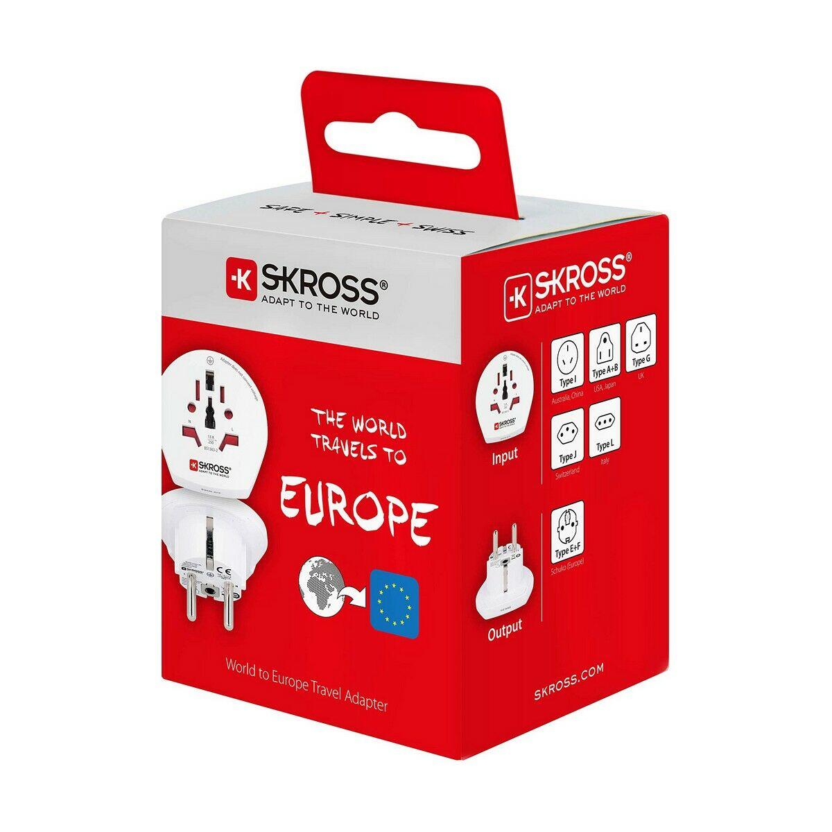 Adaptateur de courant Skross 1500211-E Européen 5/5