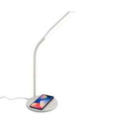 Led-lamp met draadloze oplader voor smartphones celly wllight10wwh wit