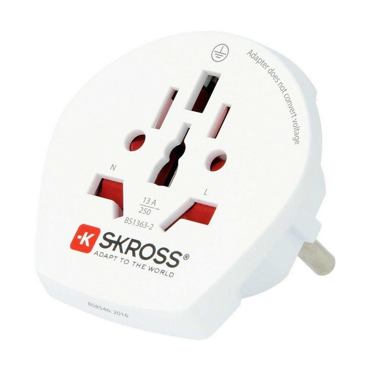 Adaptateur de courant Skross 1500211-E Européen 3/5