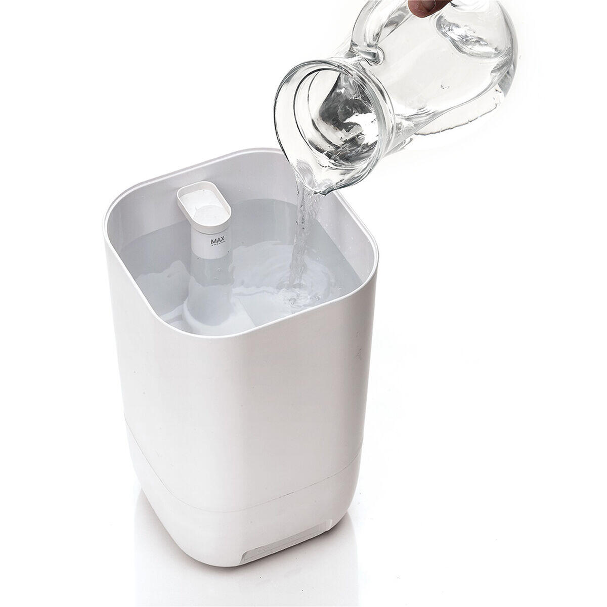 Humidificador Ultrasónico Difusor de Aromas con LED LAICA Blanco 3/4