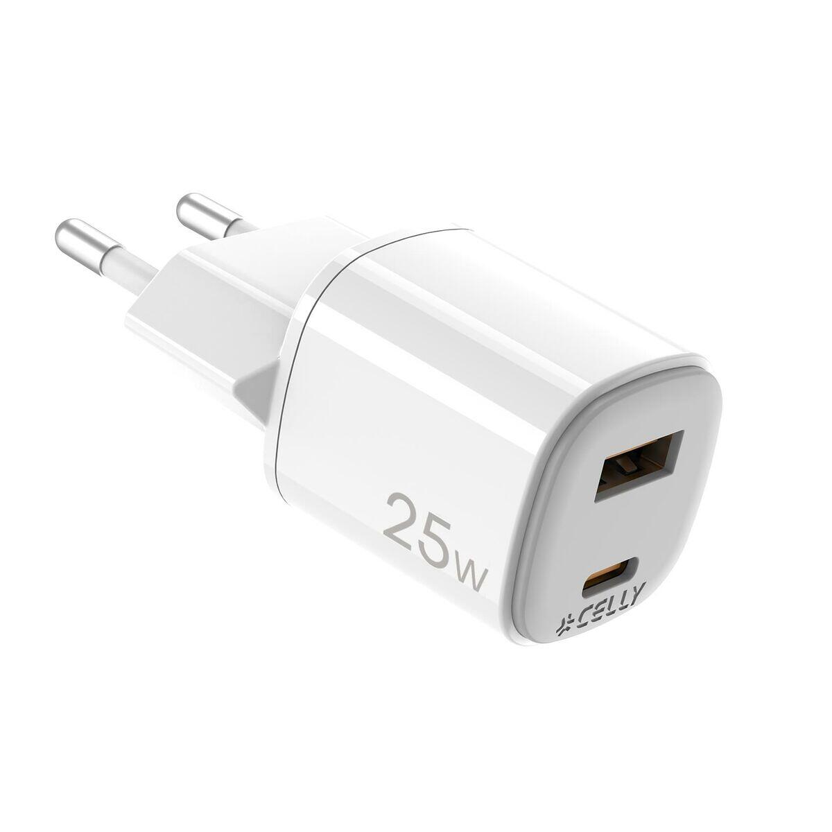 Celly - Chargeur Mural Celly Uptc1usb1usbc25 Prise Eu - Chargeur - Multicolore - Taille Unique - Decathlon