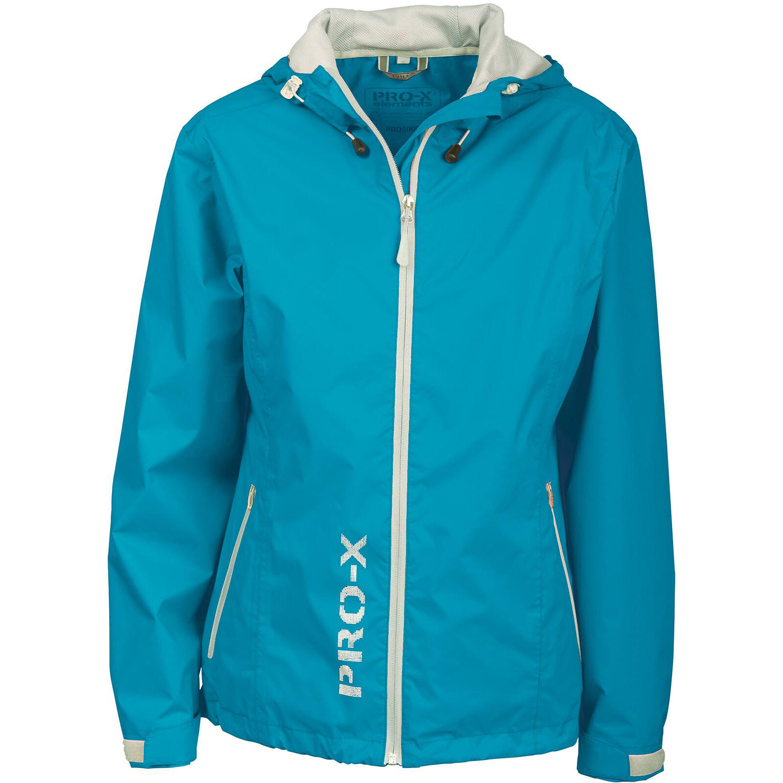 Pro-x Elements - Veste Imperméable Femme Pro-x Elements Flash - Coupe-pluie - Bleu|gris - 40 M - Decathlon