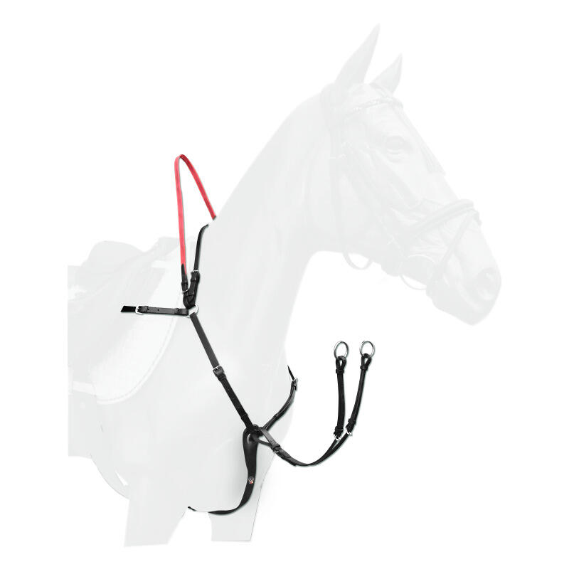 WALDHAUSEN Collare da caccia per cavallo con redini di sicurezza Waldhausen Secutrust