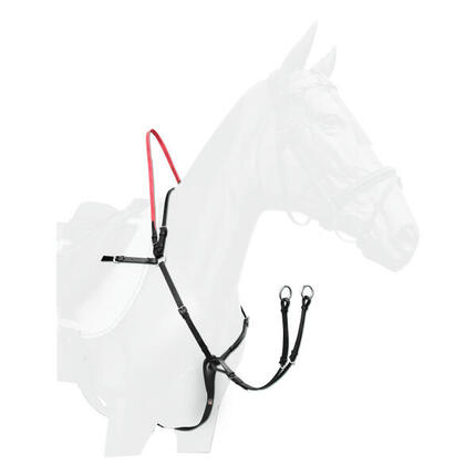 Collier de chasse pour cheval avec rênes de sécurité Waldhausen Secutrust