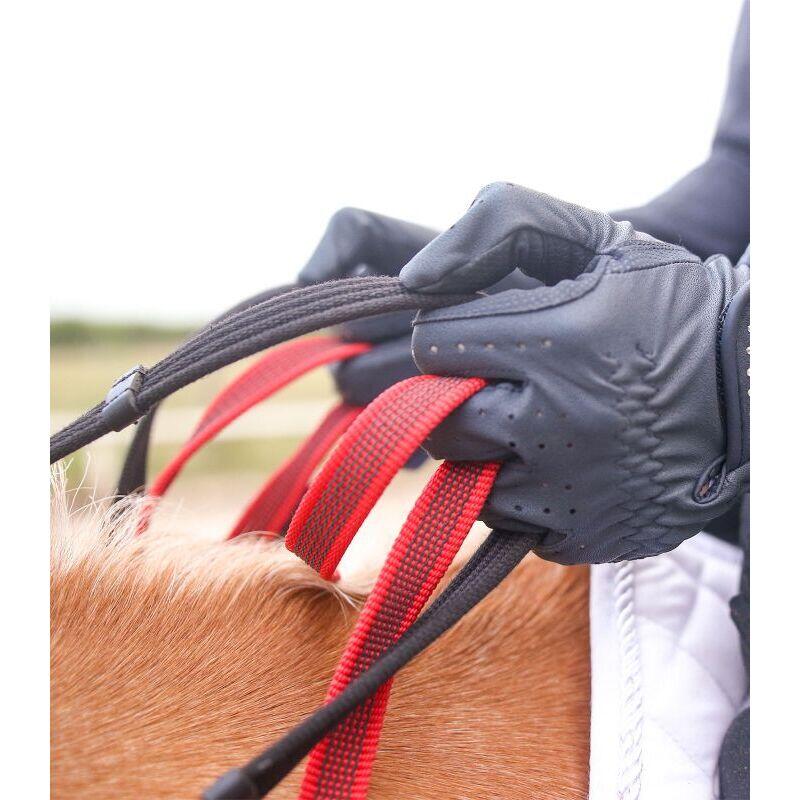 Collare da caccia per cavallo con redini di sicurezza Waldhausen Secutrust 3/5