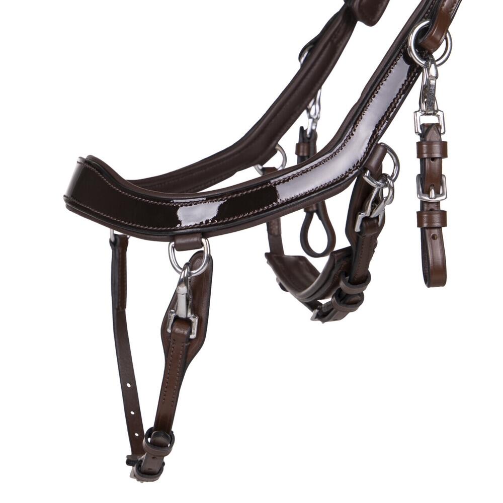 Bridón de equitación anatómico para caballo Presteq FaySport Shine 2/4