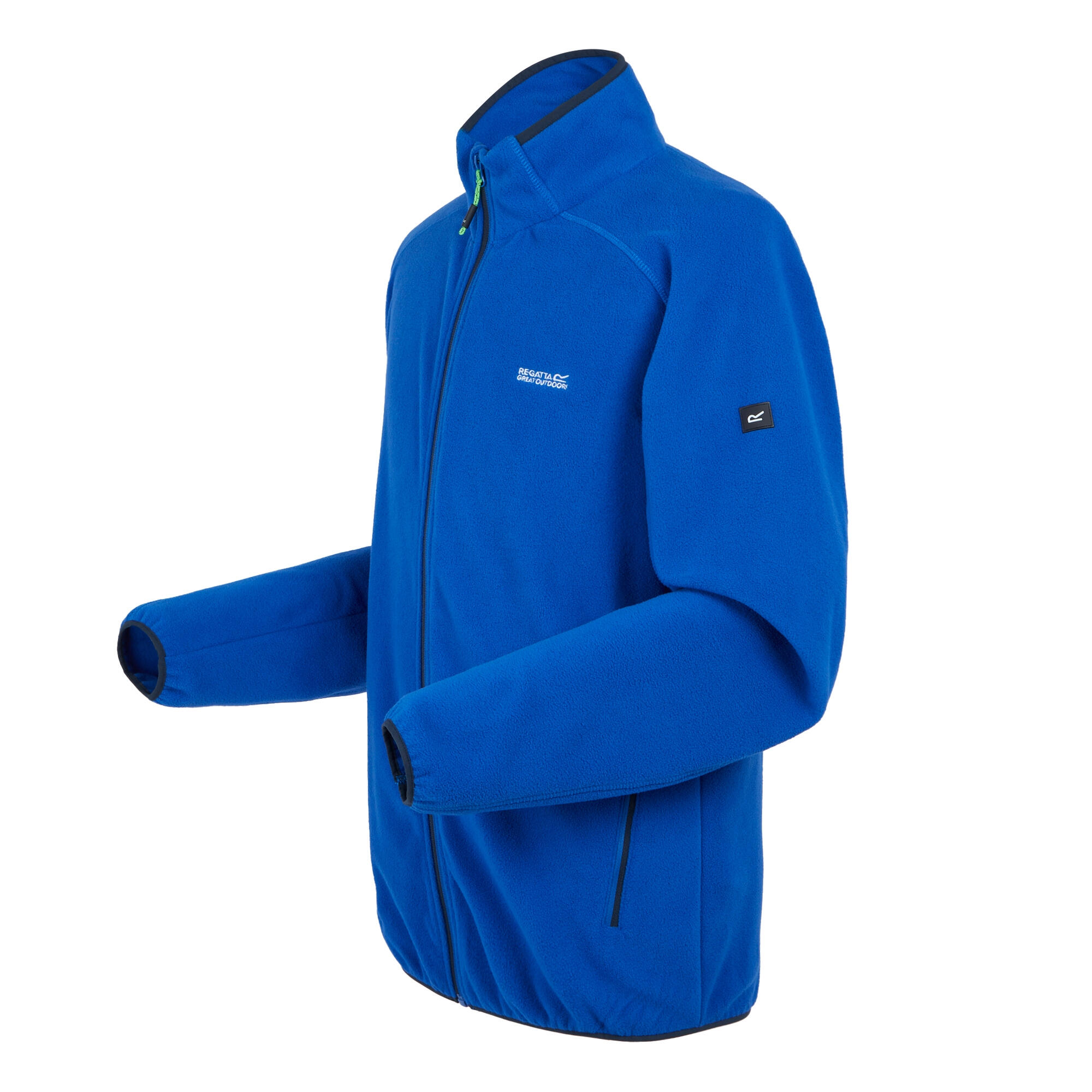"Hadfield" Fleecejacke Durchgehender Reißverschluss für Herren Nephrit Grün 2/4