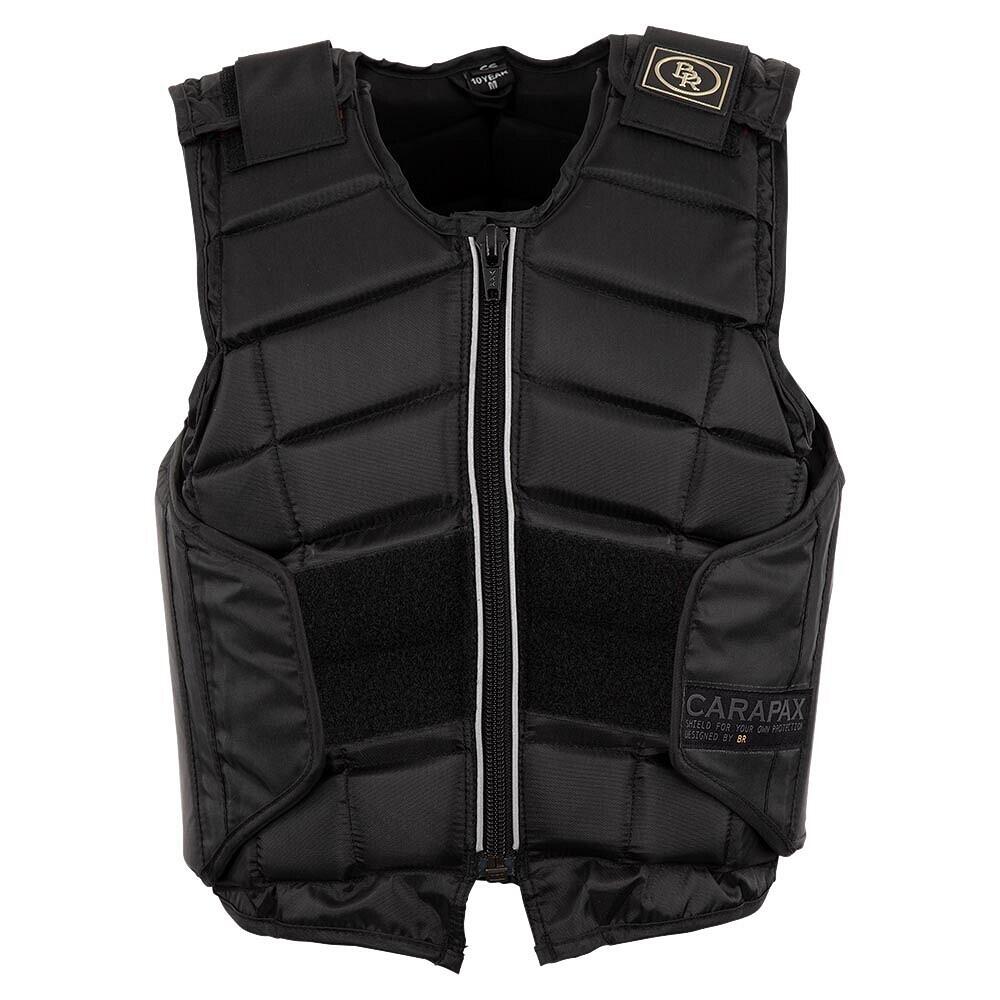 Br - Gilet Équitation Enfant Br Equitation Carapax - Gilet De Protection - Noir -  4 À 6 Ans - Decathlon