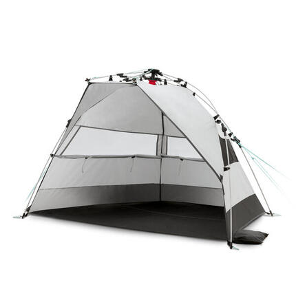 Tente de plage Quick Bay Strand Sandgrey Montage rapide UV80+ qeedo