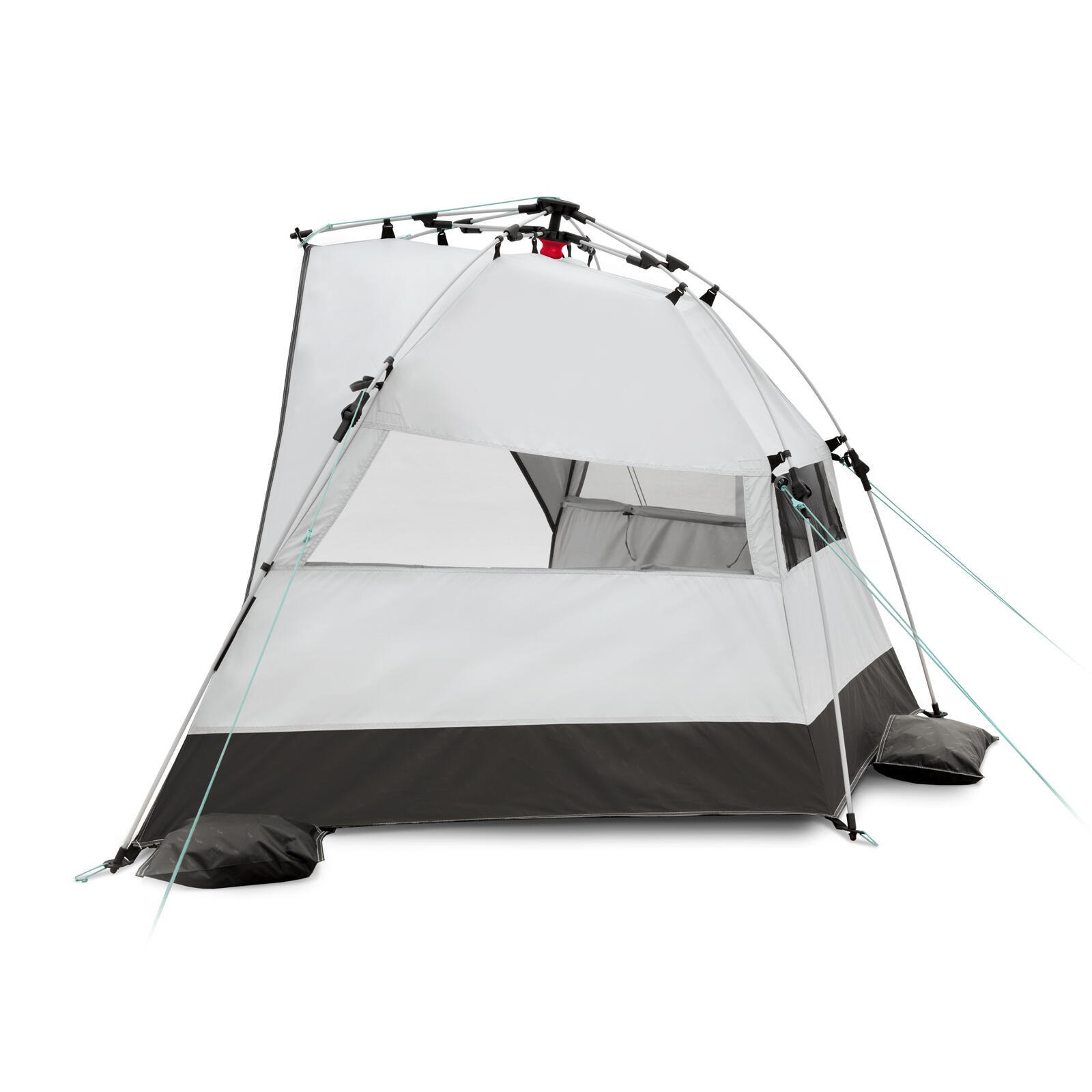 Tente de plage Quick Bay Strand Sandgrey Montage rapide UV80+ qeedo 3/7