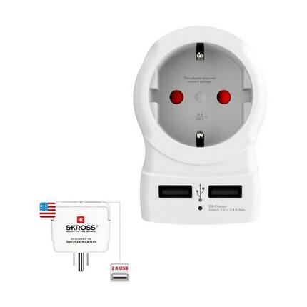 Adaptateur de courant Skross 1500281 États-Unis