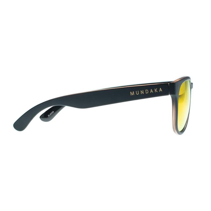 **Lunettes de soleil ELECTRA noir mat, Polarisés ORANGE - cat.3 - MUNDAKA**