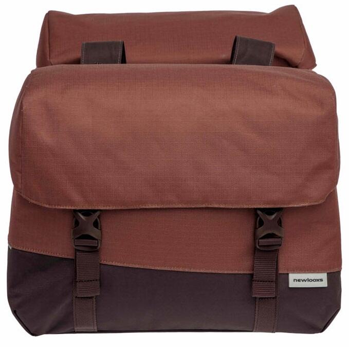 Durable Looxs Joli Double Bicycle Bag | Oslo | Bordeaux Red | 37L 2/6