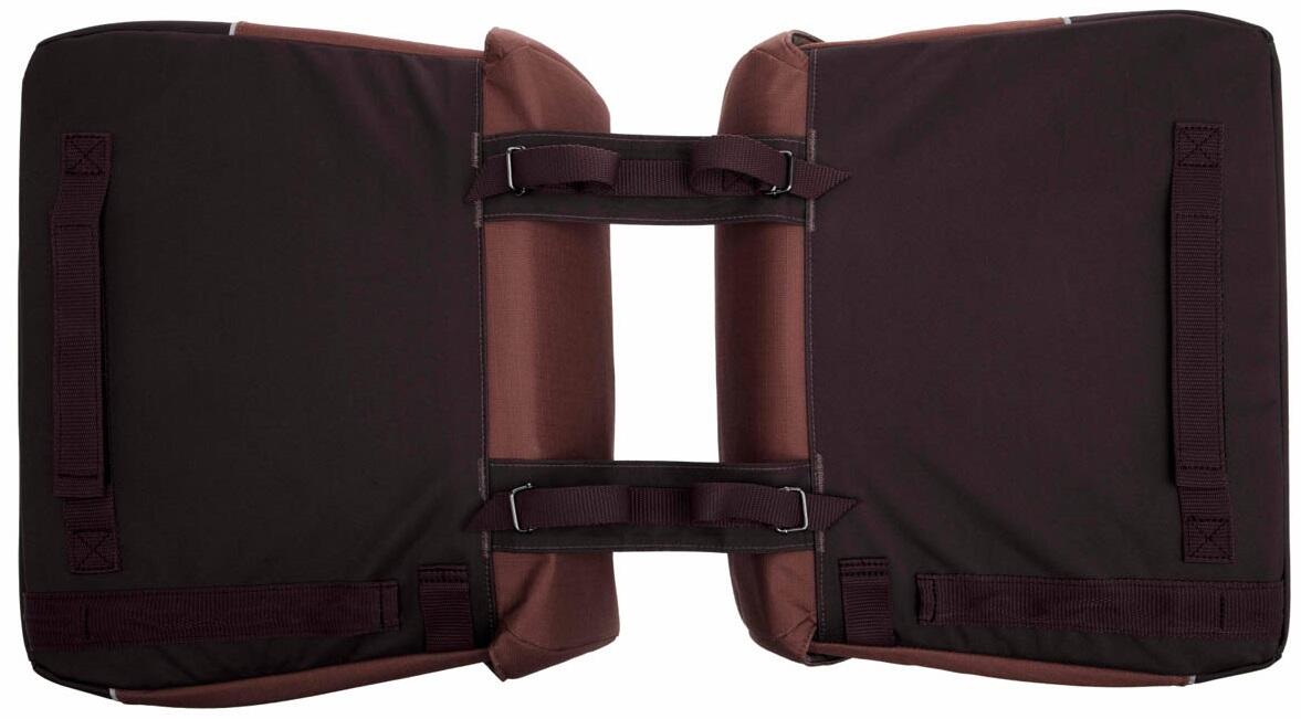Durable Looxs Joli Double Bicycle Bag | Oslo | Bordeaux Red | 37L 3/6
