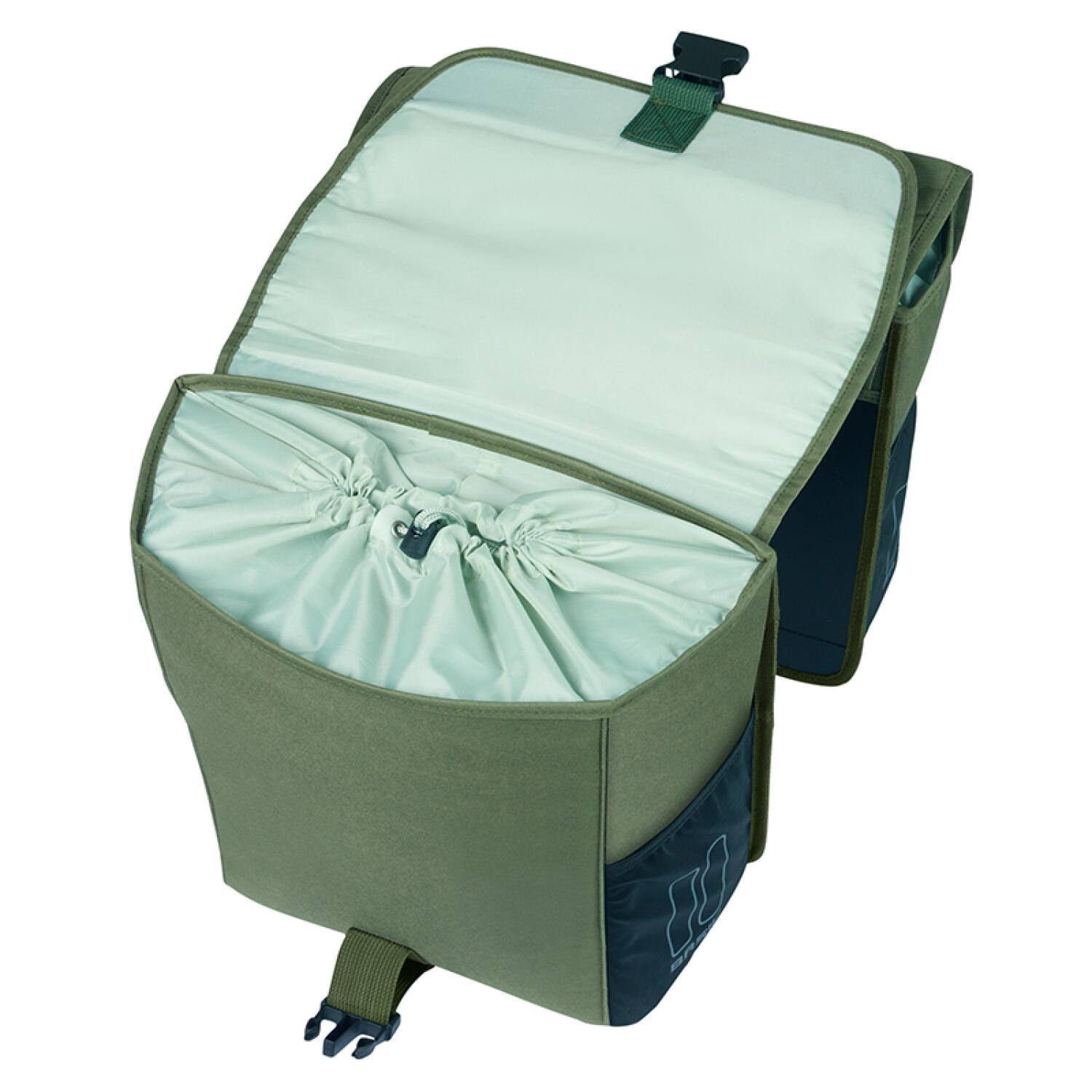 Borsa doppia Go, verde scuro 5/5