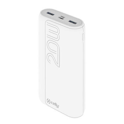 Powerbank celly pbpd20000evowh wit