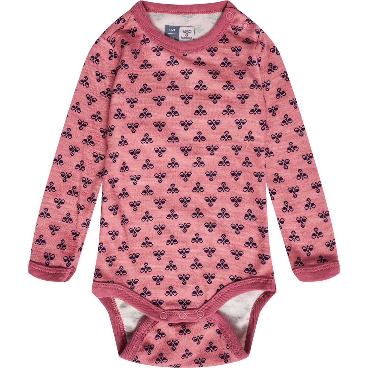 HUMMEL Baby-Body für Mädchen mit langen Ärmeln Hummel Bambo