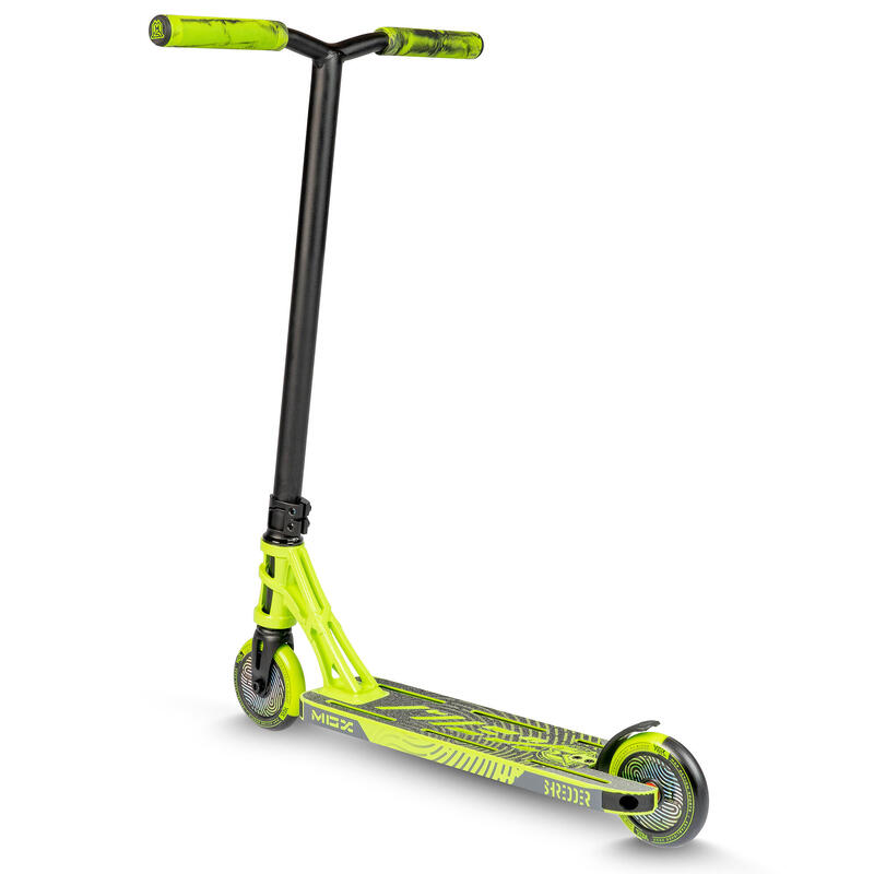 Trottinette Freestyle Stunt MGP Madd Gear MGX Shredder vert - noir
