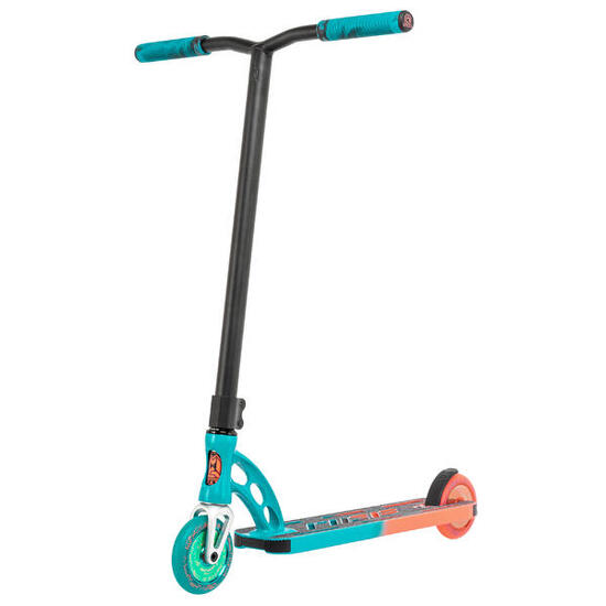 Trottinette freestyle Maddgear Origins MGO Pro - turquoise / coral
