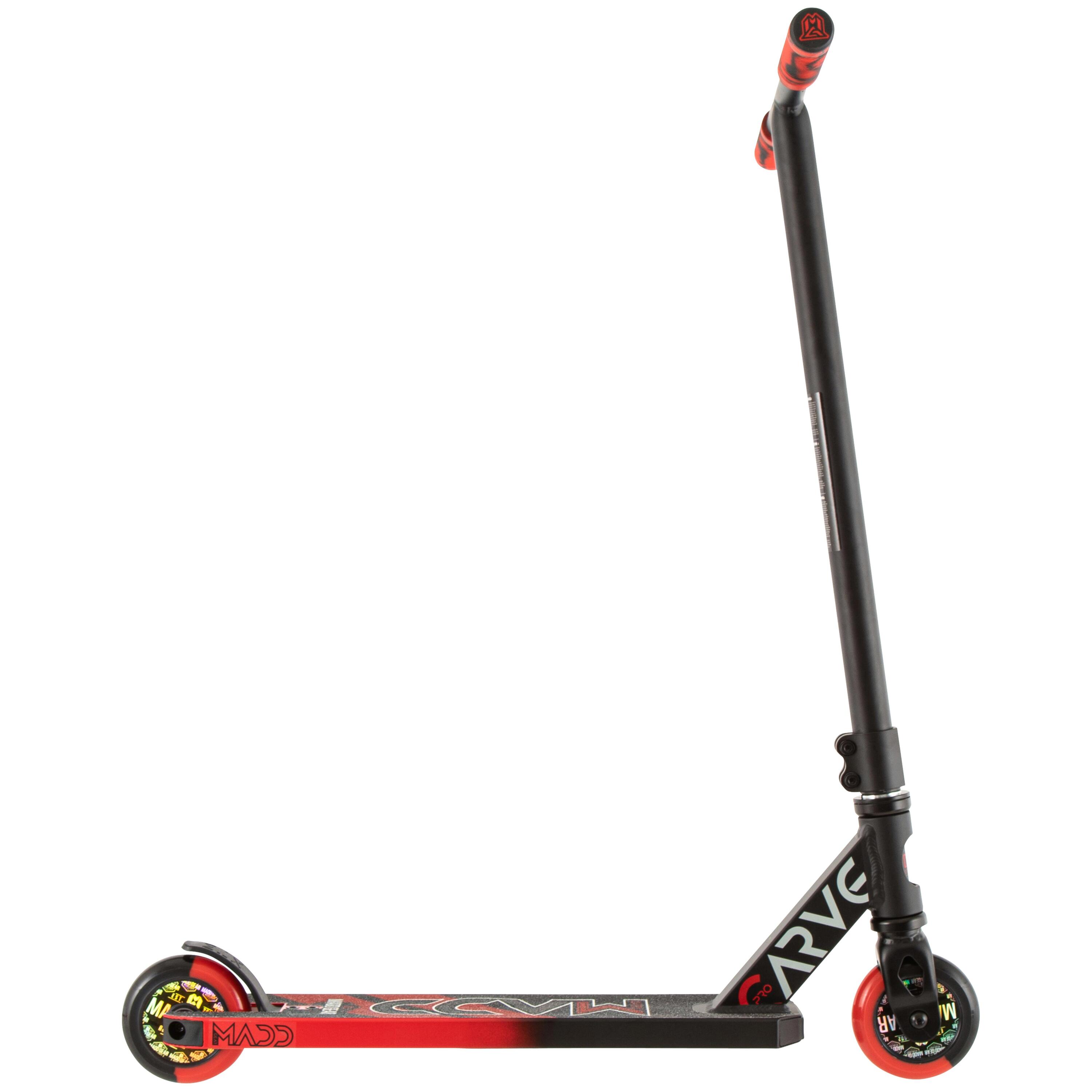 Trottinette Freestyle Stunt MGP Madd Gear Carve Pro X rouge - noir 3/5