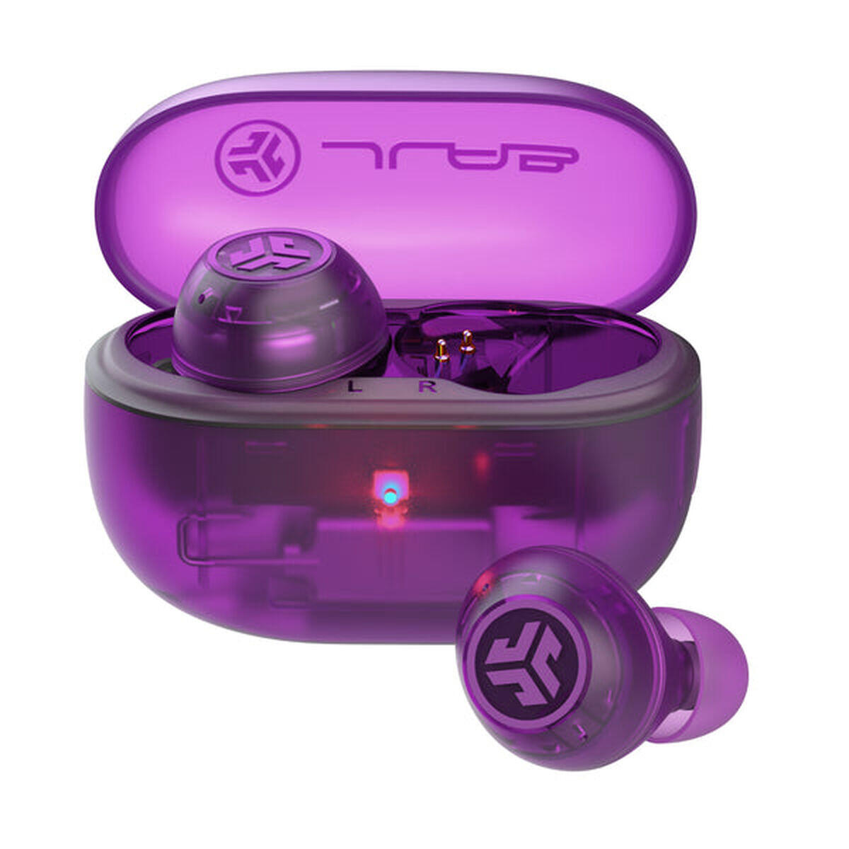 JLAB Auricolari Wireless con Custodia di Ricarica JLab IEUEBGOANCRTRAPUR124 USB