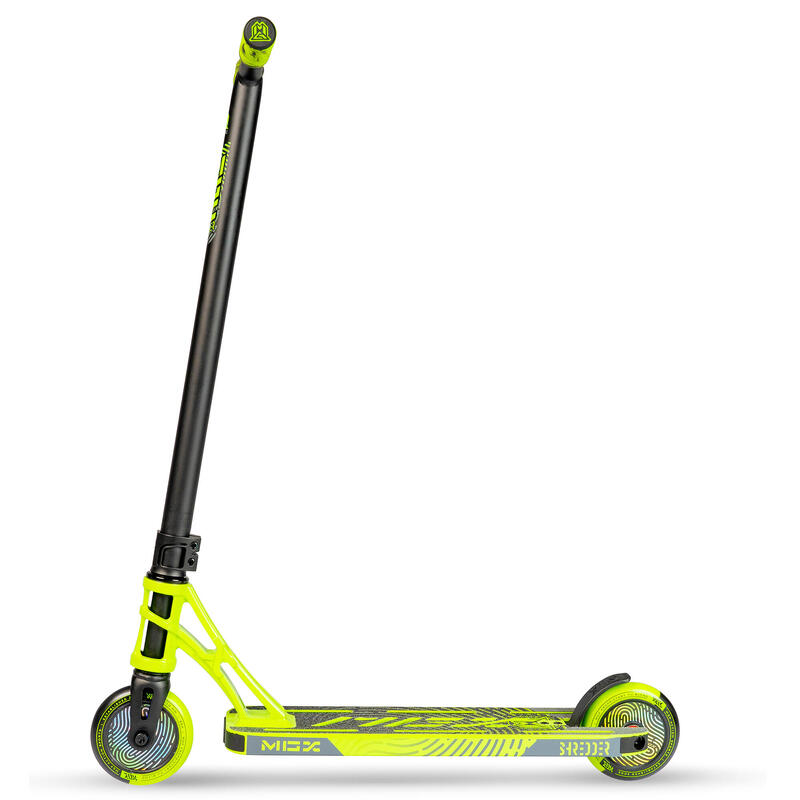 Trottinette Freestyle Stunt MGP Madd Gear MGX Shredder vert - noir