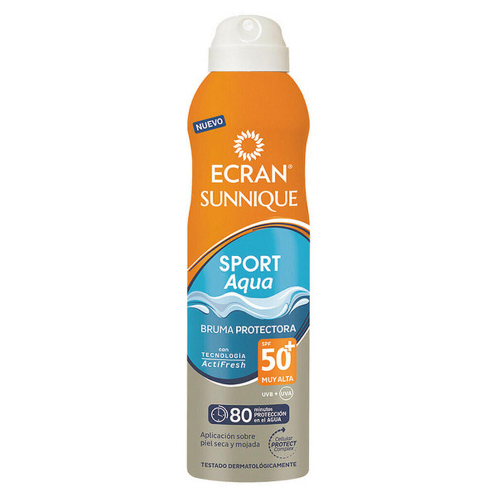 Sun Screen Spray Ecran Ecran Sunnique Sport Aqua 250 ml