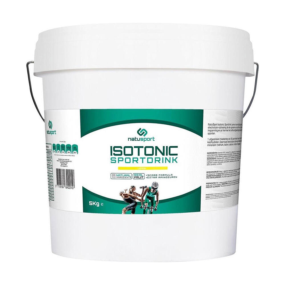 NATUSPORT Isotone Sportdrank Isotonic Sportdrink Lemon Emmer 5 kg