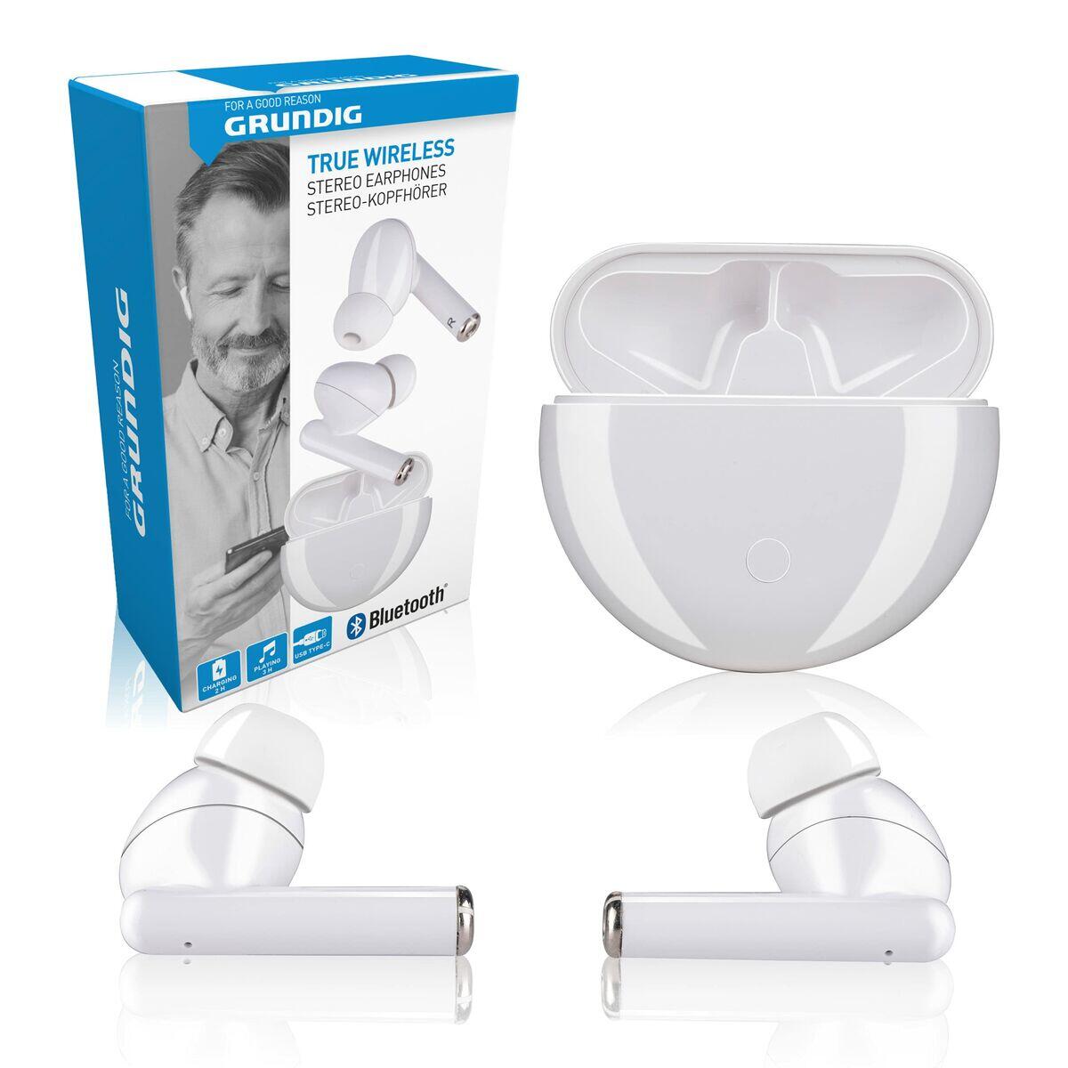 Auriculares Bluetooth con Micrófono Grundig Blanco 2/2