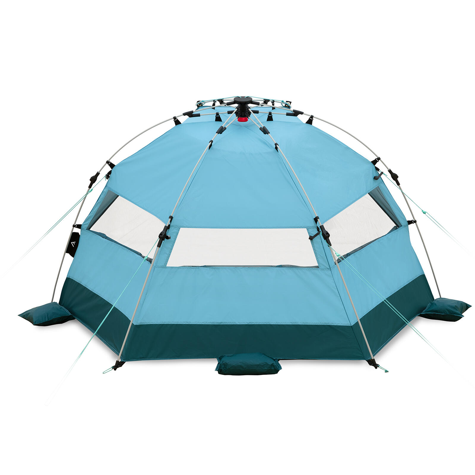 Tente de plage Quick Bay Strand Oceanblue Montage rapide UV80+ qeedo 4/7