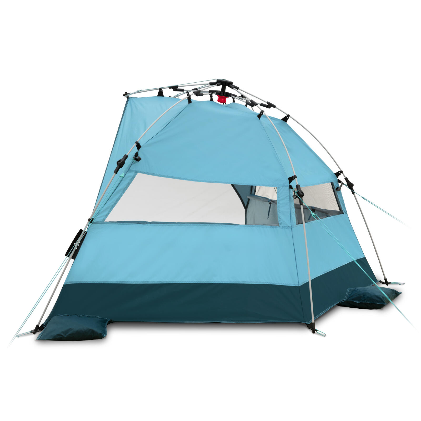 Tente de plage Quick Bay Strand Oceanblue Montage rapide UV80+ qeedo 3/7