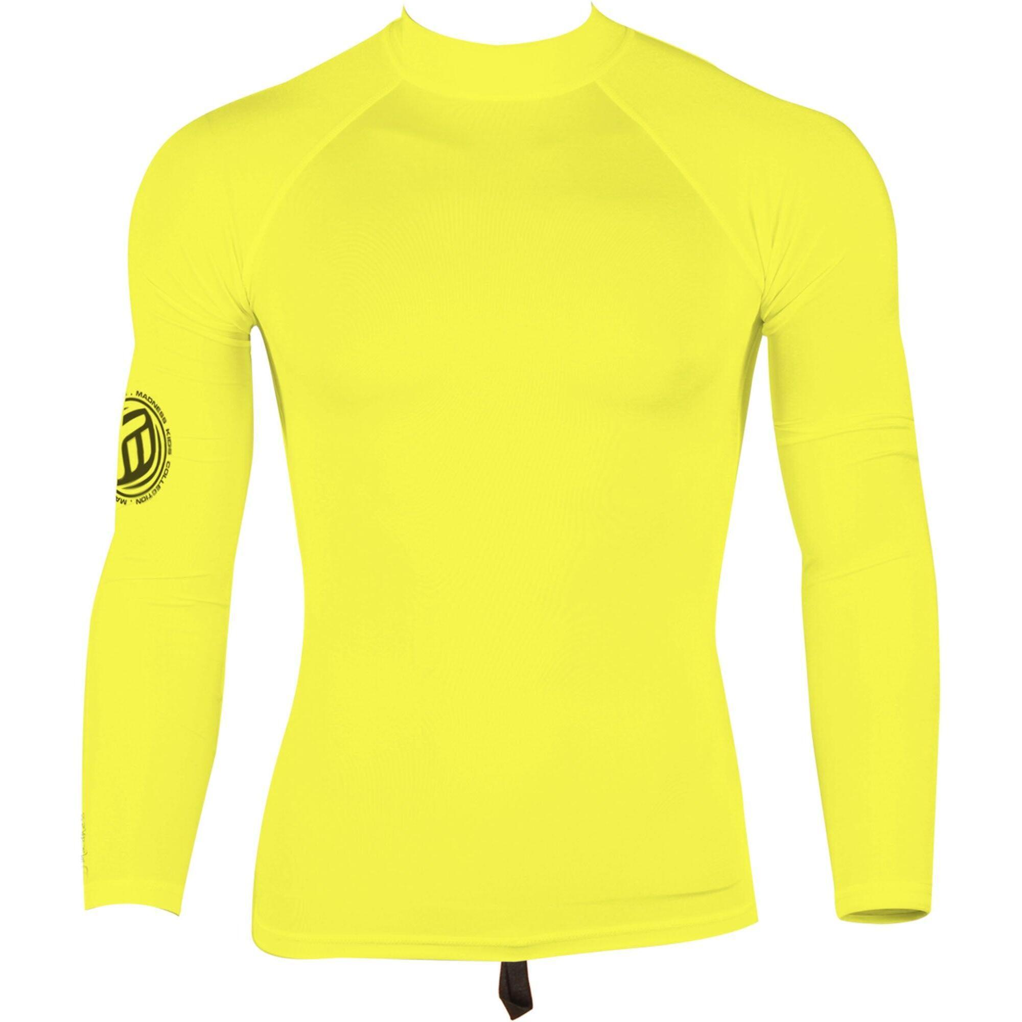 Mdns - Colorblock  - Lycra L/s Upf 50 Surf Bébé - Sous Combinaison - Jaune - 48 Xl - Decathlon