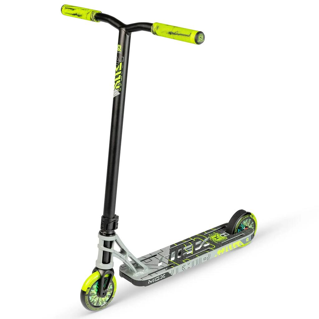 MGP MGX Pro Stuntstep in Grijs en Groen