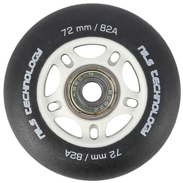 Matná kolečka NILS Extreme PU 72x24 82A s ložisky ABEC 9, 4 ks 4/6