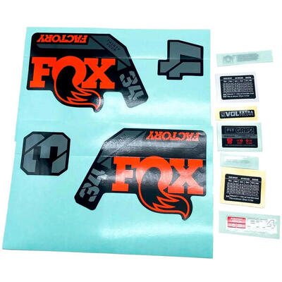 Kit di decalcomanie Fox 2022. 34. F-S. Logo. Fork