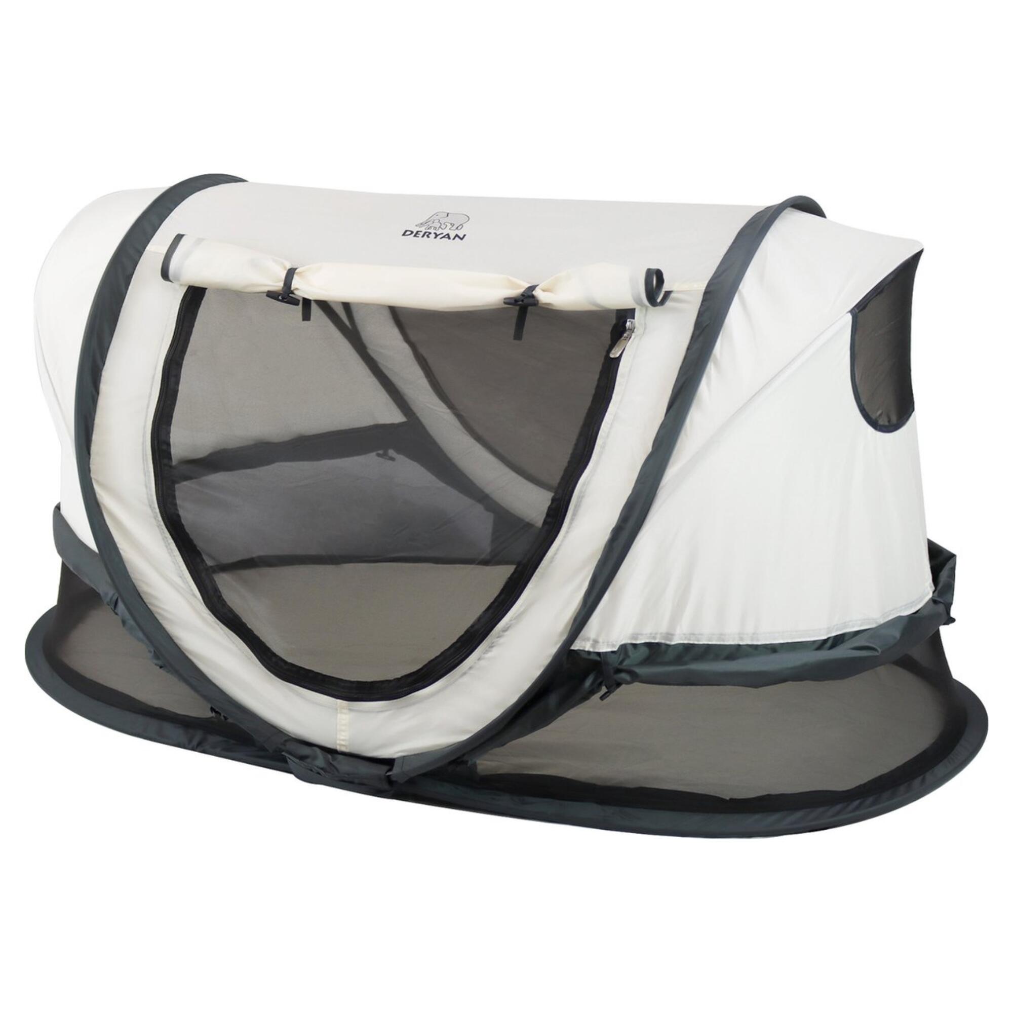 Deryan Reisebett Shane Luxe 2024 - Babyzelt - Kleinkindbett - UV 50+ - Creme 5/7