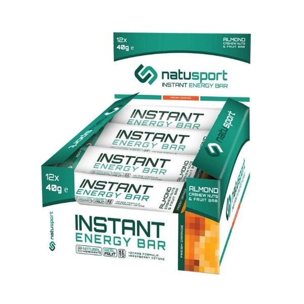 NATUSPORT Natusport Energy Bar Fresh Orange - 12 stuks
