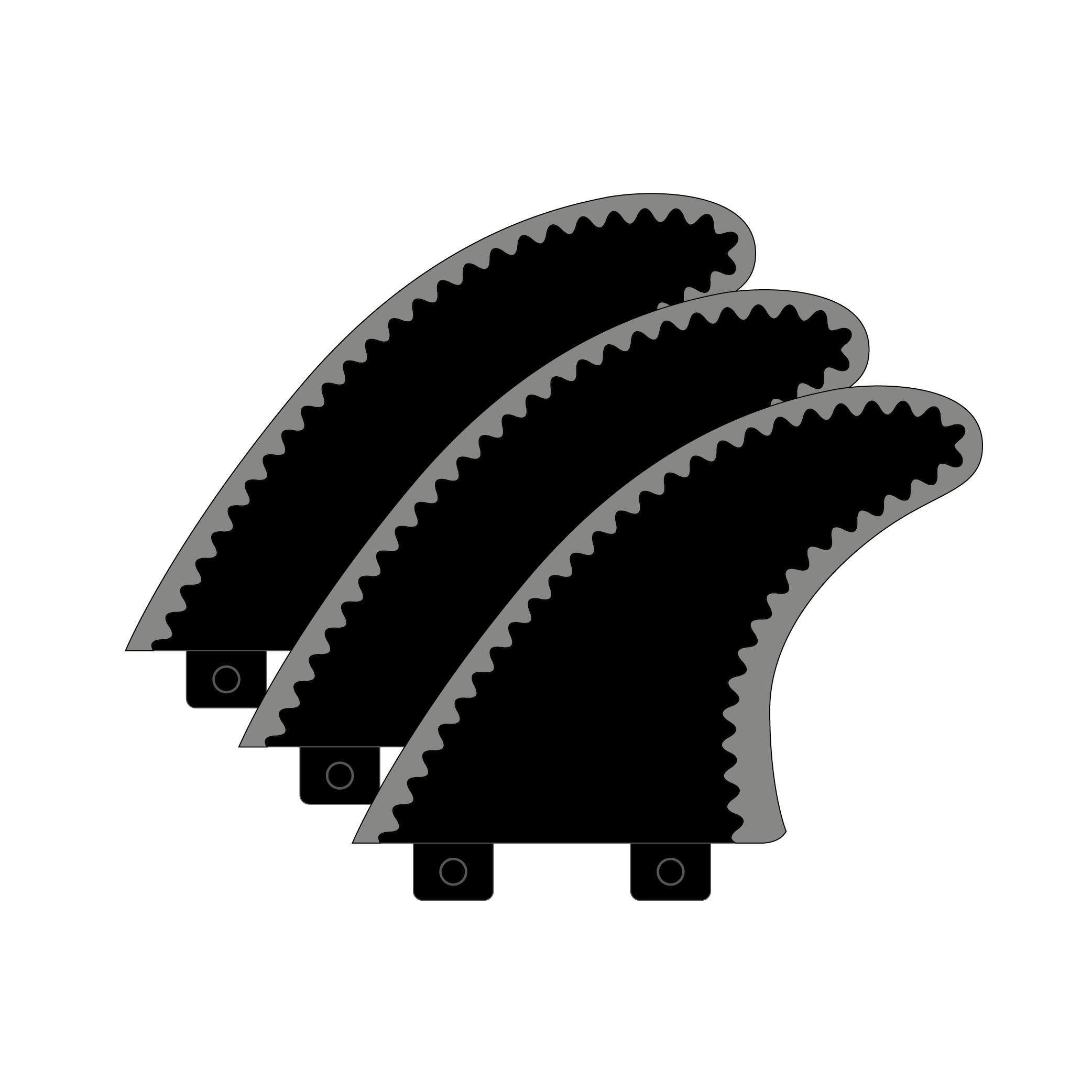 MDNS Softedge FX2 - Pinne Surf Thruster