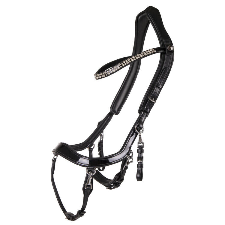 Anatomical horse riding bridle Presteq FaySport Shine
