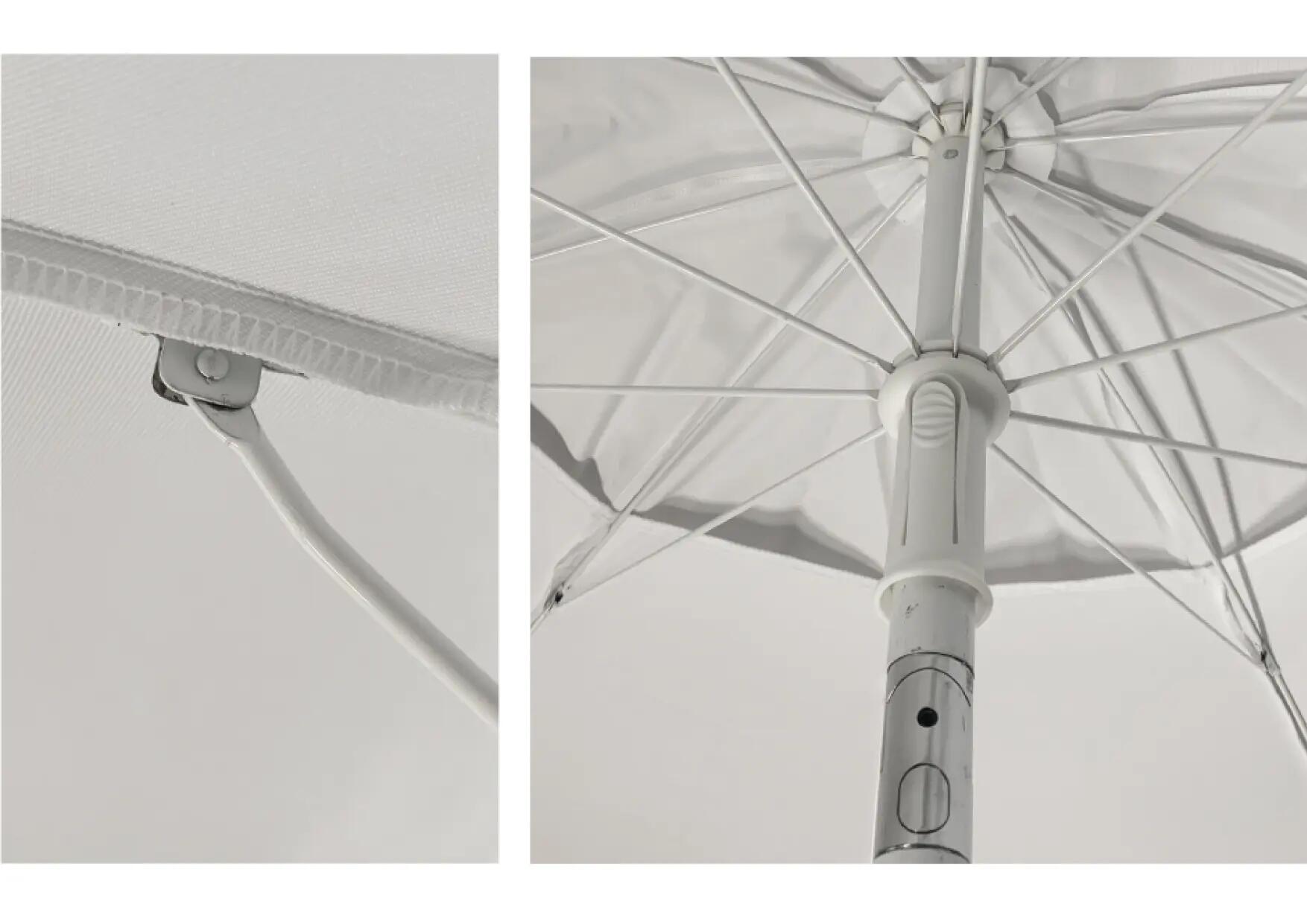 Umbrelă plajă Solart 200 cm Bej 3/3