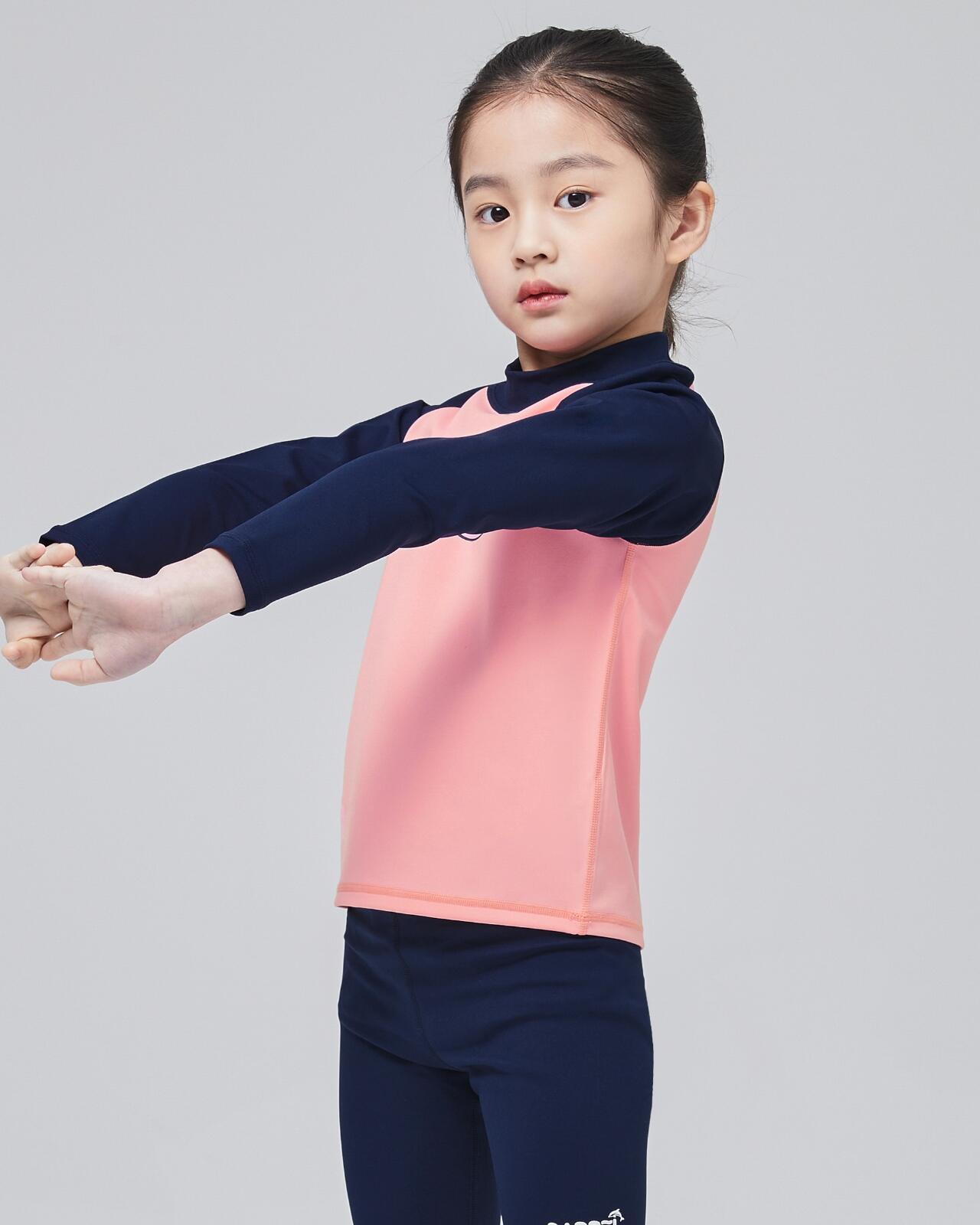KIDS ESSENTIAL RASH GUARD_PINK