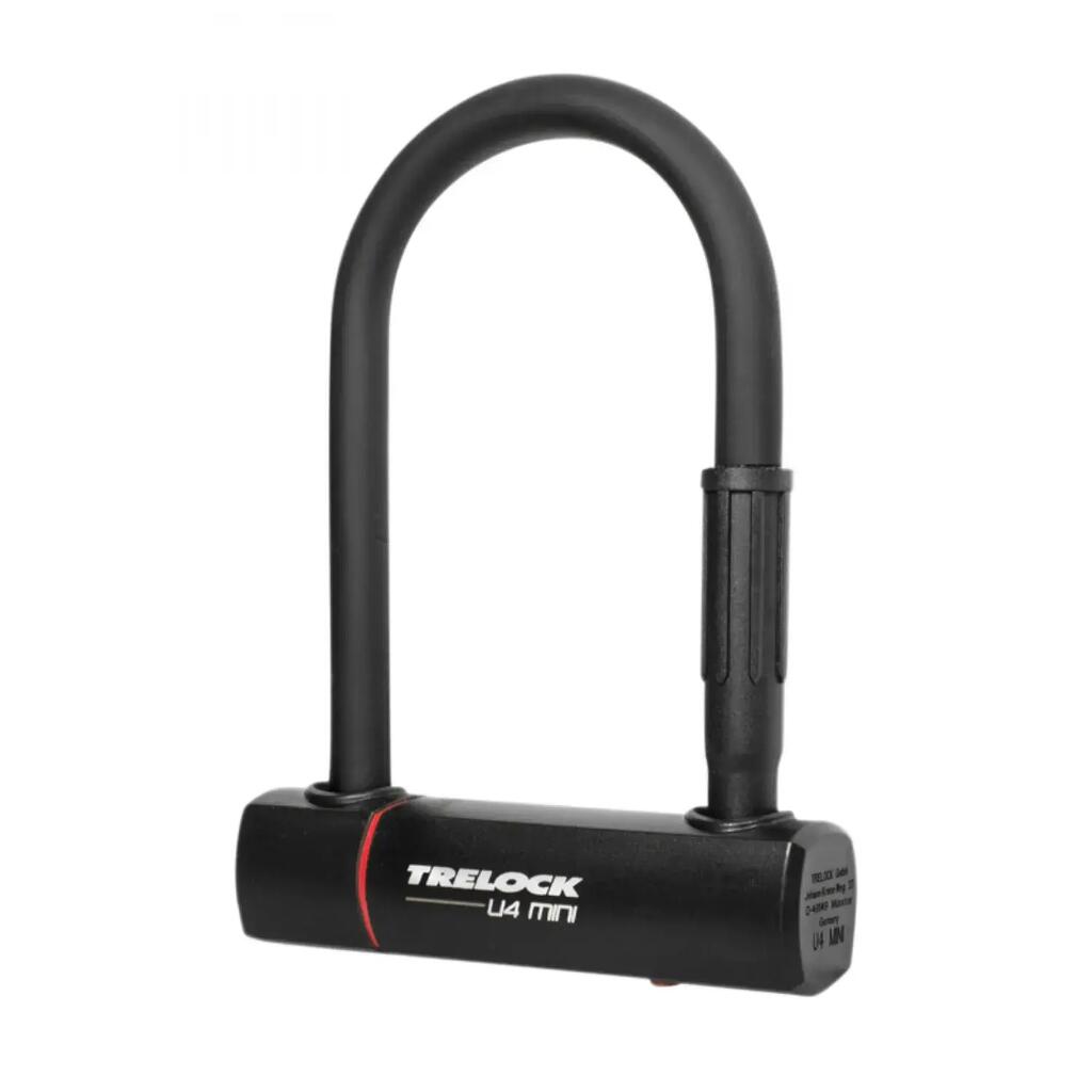 Bügelschloss U4 Mini, 8,3x15,2cm, Ø14mm, schwarz
